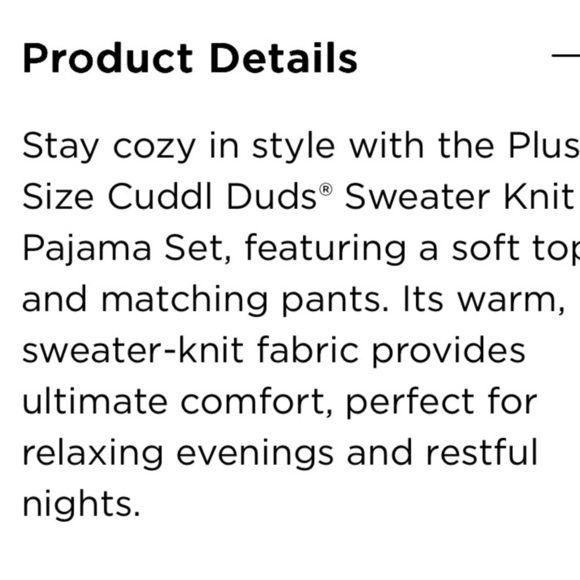 Cuddl Duds pj navy Pink Heart Pajama Set makeup theme NEW Gift - Picture 6 of 6